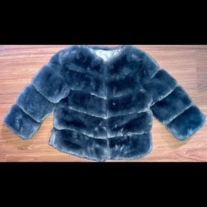 Black kids fur for girls